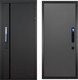 Миниатюра изображения товара Входная дверь ГРАНИТ Пиано Смарт 77 графит нубук (86x205, правая)