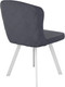 Миниатюра изображения товара Стул DikLine 219 поворотный (B22 серый/ножки белые)