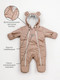 Миниатюра изображения товара Комбинезон прогулочный детский Amarobaby Spring / AB-OD23-6201N-BEG-62 (бежевый, р.62)