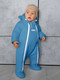 Миниатюра изображения товара Комбинезон прогулочный детский Amarobaby Spring / AB-OD23-6201N-GO-62  (голубой, р.62)