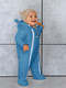 Миниатюра изображения товара Комбинезон прогулочный детский Amarobaby Spring / AB-OD23-6201N-GO-62  (голубой, р.62)