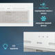 Миниатюра изображения товара Вытяжка скрытая ZORG Platino 1030 60 S (белый)