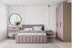 Миниатюра изображения товара Двуспальная кровать ДСВ Лана 1.6 с подъемным механизмом (пудра)