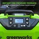 Миниатюра изображения товара Воздушный компрессор Greenworks ACG301 без АКБ и ЗУ (3400807)