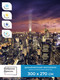 Миниатюра изображения товара Фотообои листовые ФабрикаФресок Яркие Небоскребы Ночного Нью-Йорка / 1133270 (300x270)