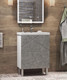 Миниатюра изображения товара Тумба под умывальник Vigo Geometry 500-0-2 (бетон)