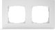 Миниатюра изображения товара Рамка для выключателей и розеток Tokov Electric Pixel TKE-PX-RM2-C01 (белый)