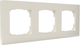 Миниатюра изображения товара Рамка для выключателей и розеток Tokov Electric Pixel TKE-PX-RM3-C02 (бежевый)