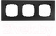 Миниатюра изображения товара Рамка для выключателей и розеток Tokov Electric Pixel TKE-PX-RM3-C14 (карбон)