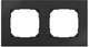 Миниатюра изображения товара Рамка для выключателей и розеток Tokov Electric Pixel TKE-PX-RM2-C14 (карбон)