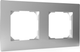 Миниатюра изображения товара Рамка для выключателей и розеток Tokov Electric Pixel TKE-PX-RM2-C03 (алюминий)