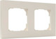 Миниатюра изображения товара Рамка для выключателей и розеток Tokov Electric Pixel TKE-PX-RM2-C02 (бежевый)