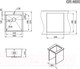 Миниатюра изображения товара Мойка кухонная GRANULA GR-4600 (графит матовый)