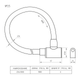 Миниатюра изображения товара Велозамок Нора-М №25 (ф6x1000мм)