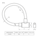 Миниатюра изображения товара Велозамок Нора-М №25 (ф8x800мм)