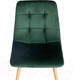 Миниатюра изображения товара Стул Tetchair Chilly (металл/вельвет, темно-зеленый/натуральный)