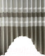 Миниатюра изображения товара Гардина Ника Зварико 9180 350x191 (белый/серый 30)