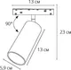 Миниатюра изображения товара Трековый светильник Arte Lamp Linea A4661PL-1AB