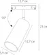 Миниатюра изображения товара Трековый светильник Arte Lamp Linea A4661PL-1SG
