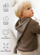 Миниатюра изображения товара Кофта для малышей Amarobaby Brush / AB-OD23-BR26/12-86  (коричневый, р.86)