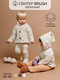 Миниатюра изображения товара Кофта для малышей Amarobaby Brush / AB-OD23-BR26/33-68  (молочный, р.68)