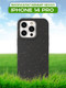 Миниатюра изображения товара Чехол-накладка Case Recycle для iPhone 14 Pro (черный матовый)