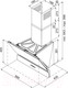 Миниатюра изображения товара Вытяжка наклонная Krona Saturn 600 DN 4S / КА-00007185 (черный)