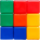 Миниатюра изображения товара Развивающий игровой набор Соломон Набор цветных кубиков / 1180370