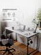 Миниатюра изображения товара Письменный стол Incube D002.120.WH (White)