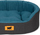 Миниатюра изображения товара Лежанка для животных Ferplast Dandy 55 / 82942099 (черный/бирюзовый)
