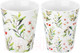 Миниатюра изображения товара Набор кружек Elan Gallery Зеленые веточки / 880203