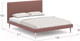 Миниатюра изображения товара Полуторная кровать Moon Family 1256/MF007600