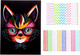 Миниатюра изображения товара Набор для творчества Школа талантов Мозаика стразами. Кот в очках / 4072937