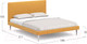 Миниатюра изображения товара Двуспальная кровать Moon Family 1256/MF007543