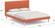 Миниатюра изображения товара Полуторная кровать Moon Family 1256/MF007606