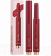Миниатюра изображения товара Помада для губ The Saem Eco Soul Kiss Button Lips Matte 05 Brick Red (2г)