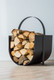 Миниатюра изображения товара Дровница для камина Fire&Wood Barcelona 430x400x630 (черный)