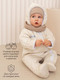 Миниатюра изображения товара Комбинезон прогулочный детский Amarobaby Elf / AB-OD23-6201EL-33-68 (молочный, р.68)