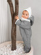 Миниатюра изображения товара Комбинезон прогулочный детский Amarobaby Elf / AB-OD23-6201EL-11-68 (серый, р.68)