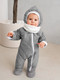 Миниатюра изображения товара Комбинезон прогулочный детский Amarobaby Elf / AB-OD23-6201EL-11-74  (серый, р.74)