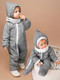 Миниатюра изображения товара Комбинезон прогулочный детский Amarobaby Elf / AB-OD23-6201EL-11-74  (серый, р.74)