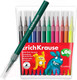 Миниатюра изображения товара Фломастеры Erich Krause Jolly Friends Washable / 61834 (12цв)