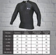 Миниатюра изображения товара Лонгслив для единоборств RuscoSport Only Black для ММА (XS)