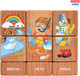Миниатюра изображения товара Развивающий игровой набор Mega Toys Кубики на оси Времена года / 15205