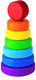 Миниатюра изображения товара Развивающий игровой набор Mega Toys Пирамидка Круг / 60106