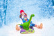 Миниатюра изображения товара Санки-ледянка Mega Toys Диплодок / 18712