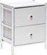 Миниатюра изображения товара Прикроватная тумба Импэкс Leset Хайди 2 ящика (белый)