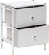 Миниатюра изображения товара Прикроватная тумба Импэкс Leset Хайди 2 ящика (белый)