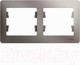 Миниатюра изображения товара Рамка для выключателей и розеток Systeme (Schneider) Electric Glossa GSL001202