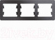Миниатюра изображения товара Рамка для выключателей и розеток Systeme (Schneider) Electric Glossa GSL001303